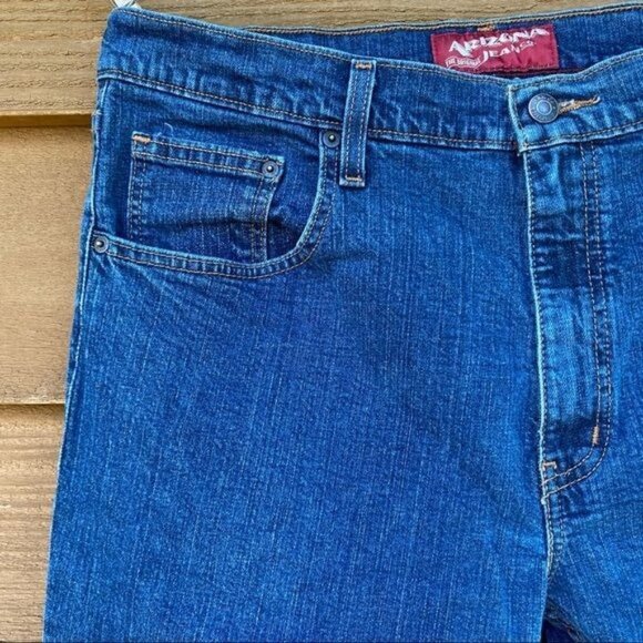 Vintage Arizona Jeans Y2K Relax Straight Blue Jeans Lightly Distressed Size 36 - Picture 4 of 10